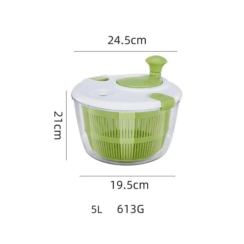 Homeversale Spinner de Salada Multifunções - Secagem Rápida